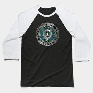 Clan Colquhoun Crest & Tartan Knot Baseball T-Shirt